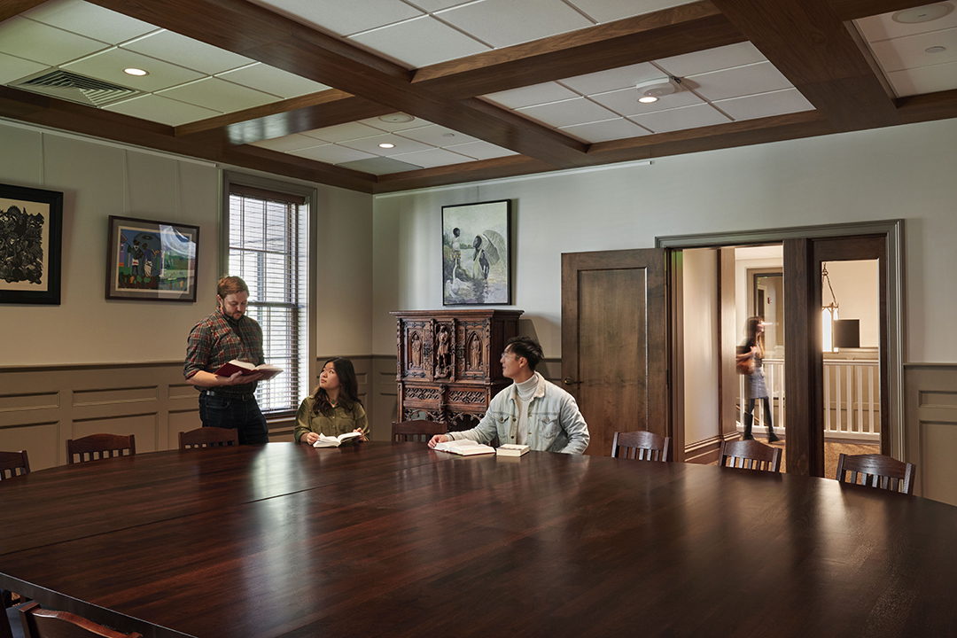 One of Templeton Hall's seminar rooms.