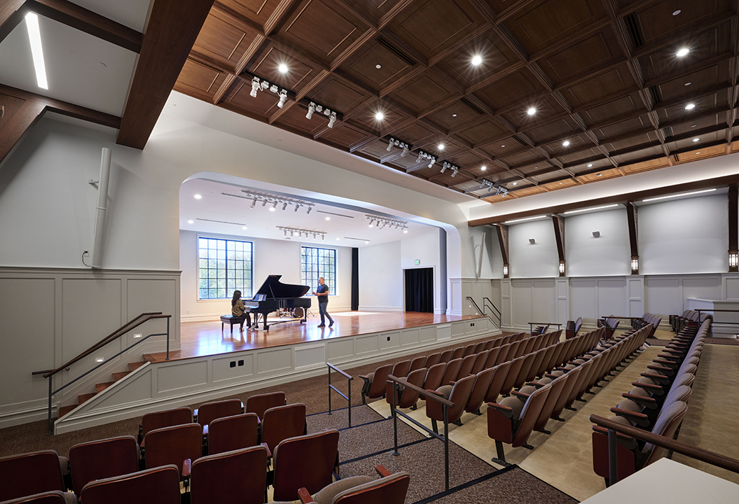 Clemens Hall recital space.