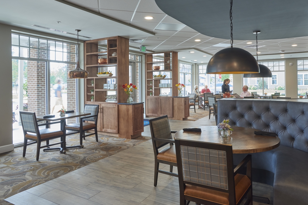 The Owl's Nest Restaurant at Warwick Woodlands provides another dining option residents at both campuses as well as the outside community