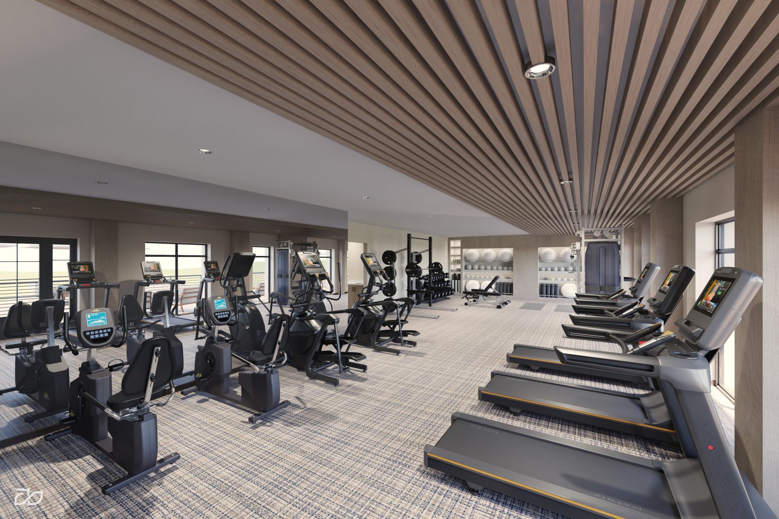 Radley Run Country Club's proposed fitness center.