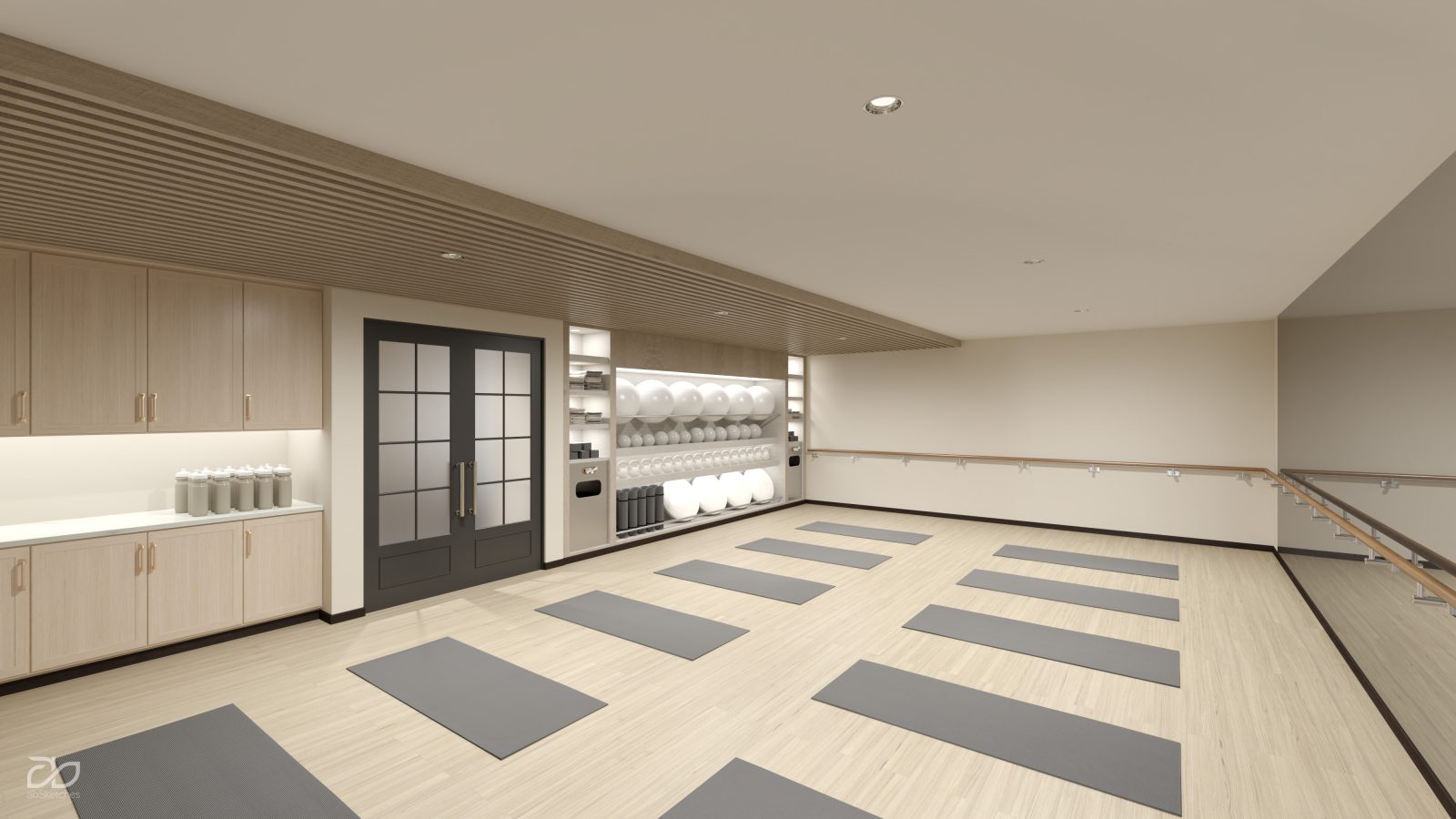A fitness classroom and fitness center strategically align with the Club's desire to provide more services to members during the winter months.