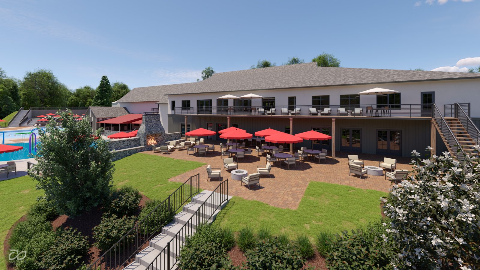 Upgrades to the pool and outdoor terrace welcome members of all ages and provide families with a summer retreat close to home. 
