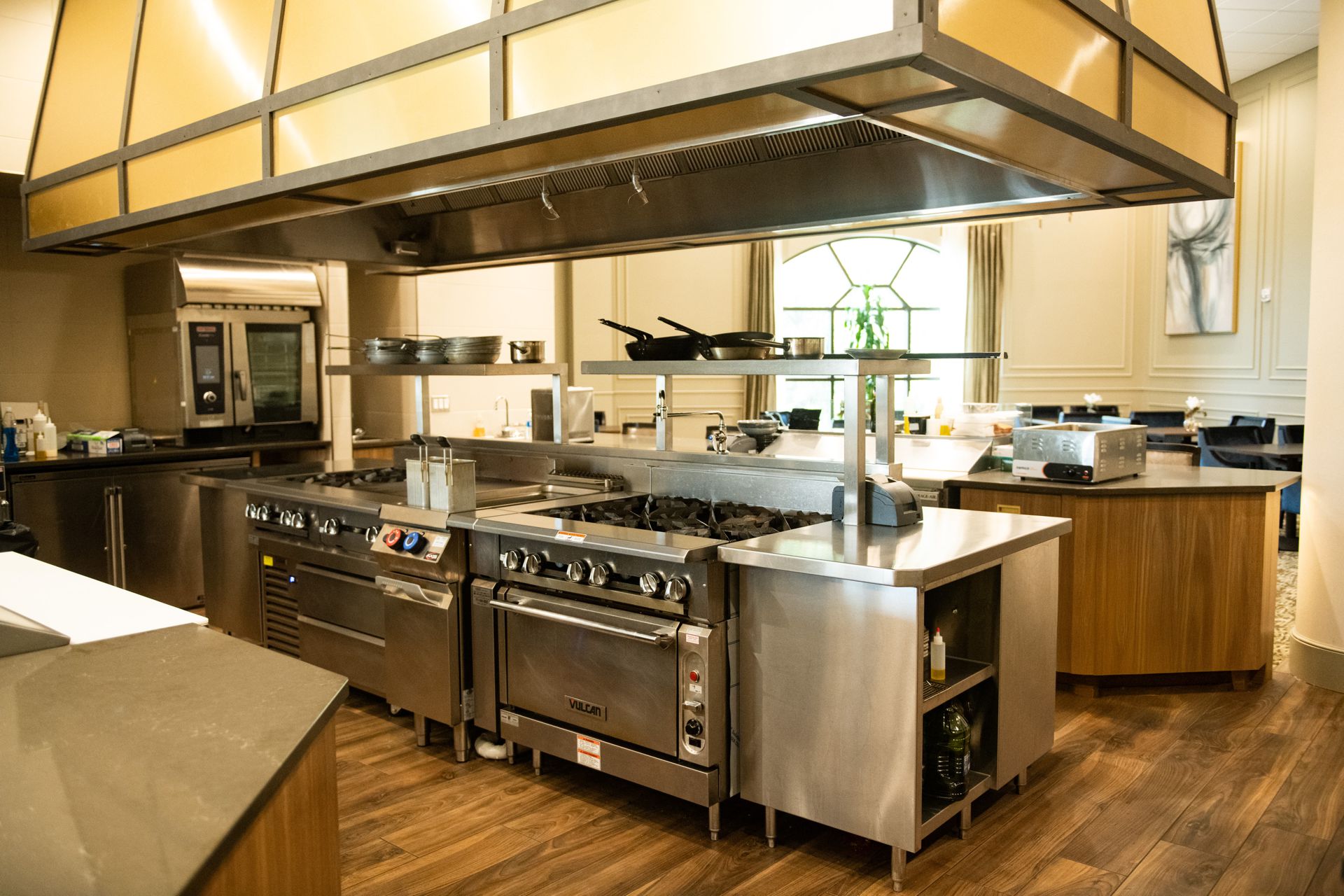 Senior Living commercial display kitchen