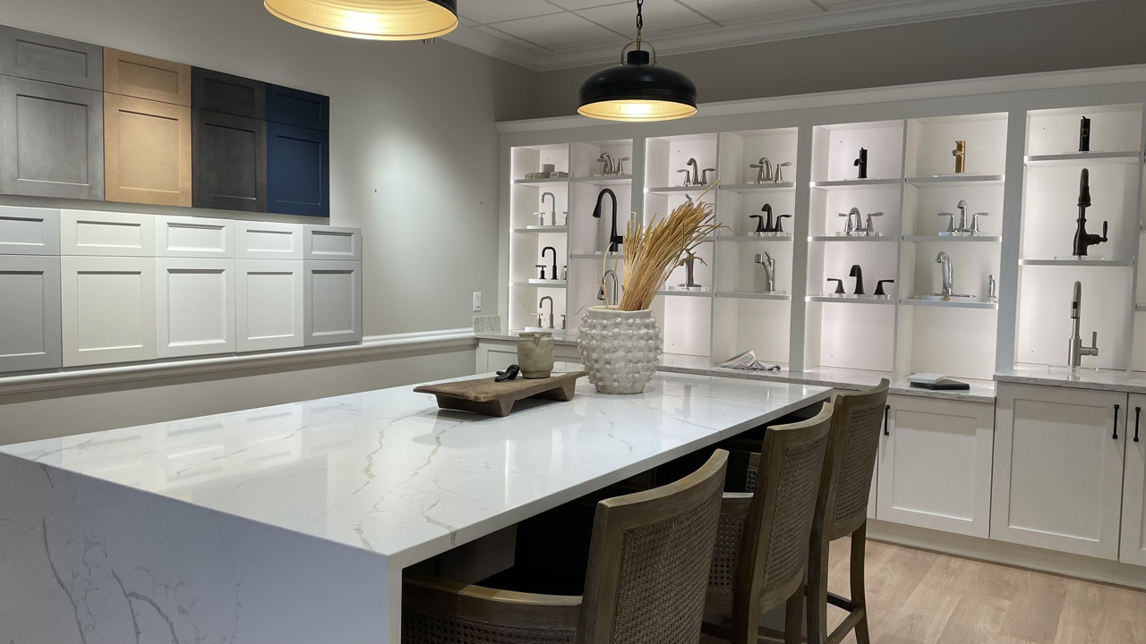 Selection room countertop features base selection option