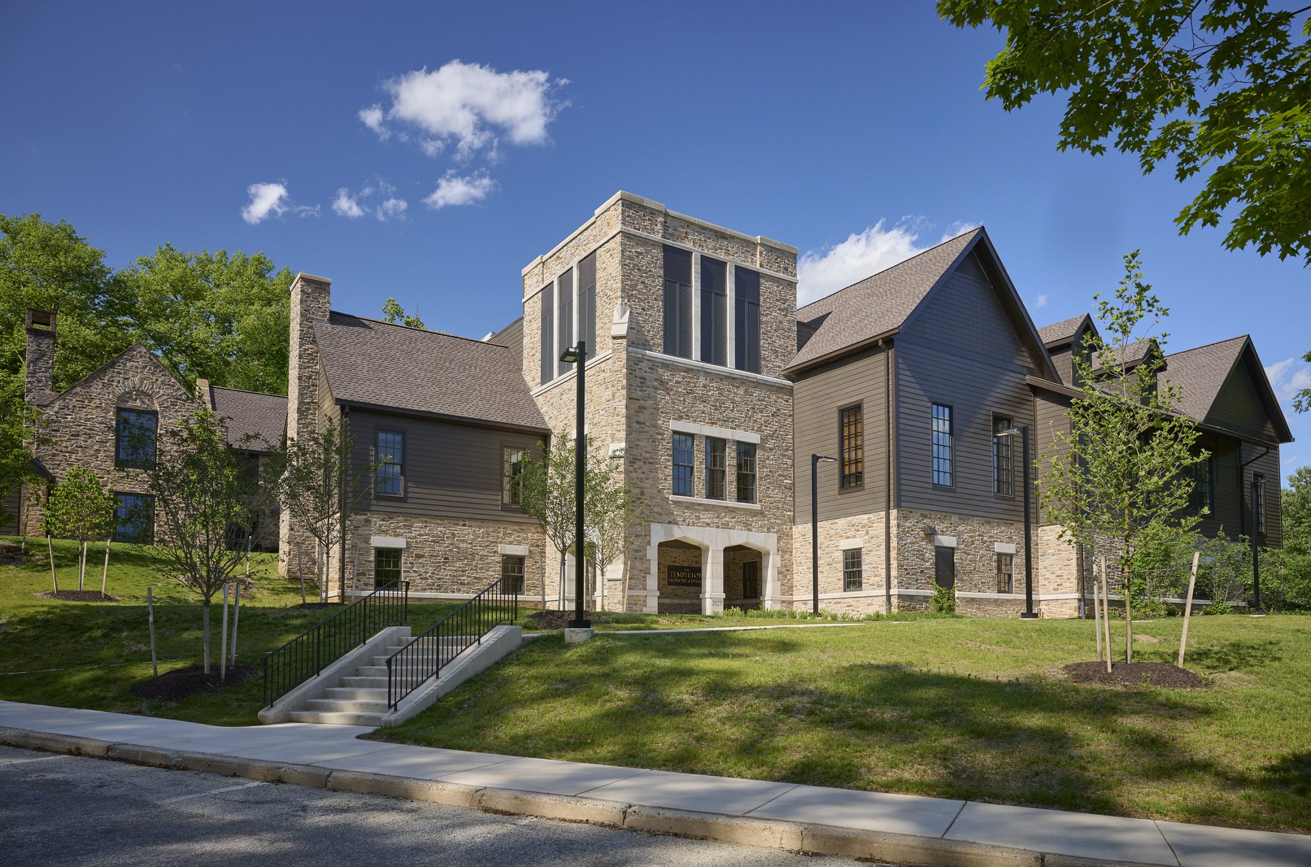 Exterior updates of Templeton Hall at Eastern University